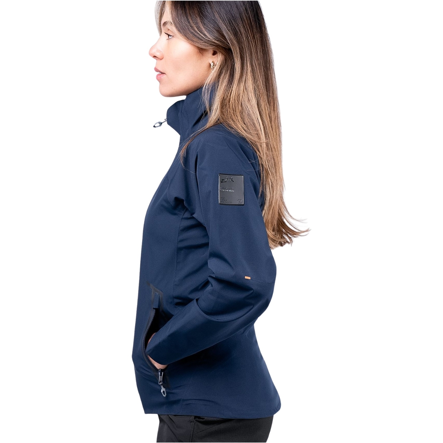 2025 Zhik Mujer Ins100 Chaqueta De Navegación Costera Jkt0110w - Navy